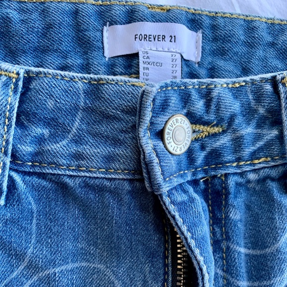 SOLD ❌ New Baggy jeans smiley printed faces size 27 - Picture 8 of 14